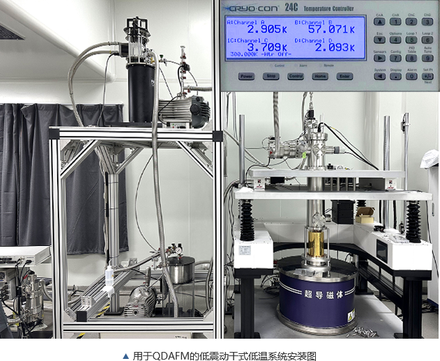 飛斯科用于QDAFM的低震動干式低溫系統(tǒng)安裝成功